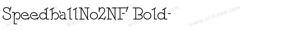 SpeedballNo2NF Bold字体转换